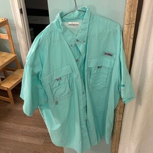 Columbia Aqua Short Sleeve Shirt